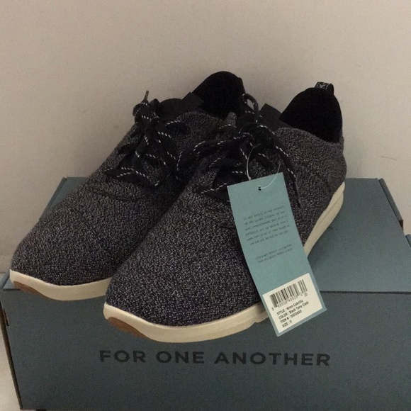 toms black terry women's cabrillo sneakers